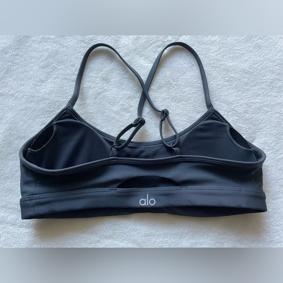 Alo Yoga Women’s Anthracite/Gray Airlift Intrigue Bra Size S - Picture 5 of 6